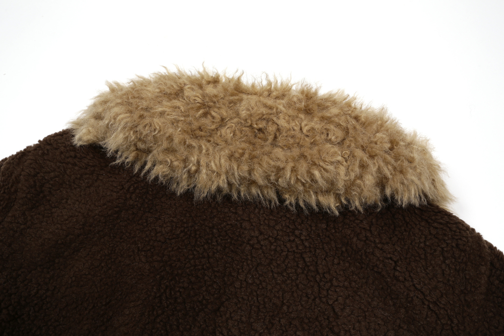 カラーファーリバーシブルジャンパー(ブラウン) | ASURA | HANA(ハナ) #46