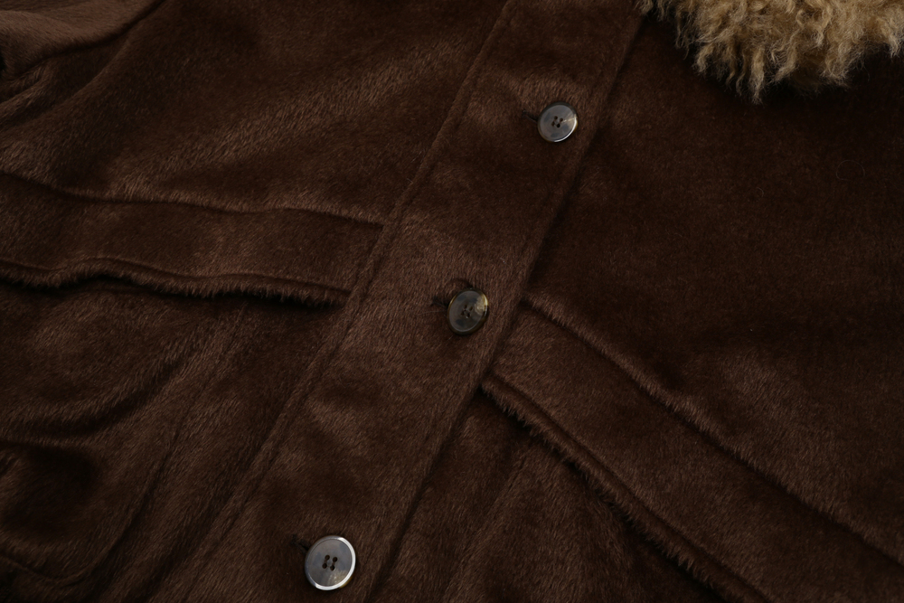 カラーファーリバーシブルジャンパー(ブラウン) | ASURA | HANA(ハナ) #48