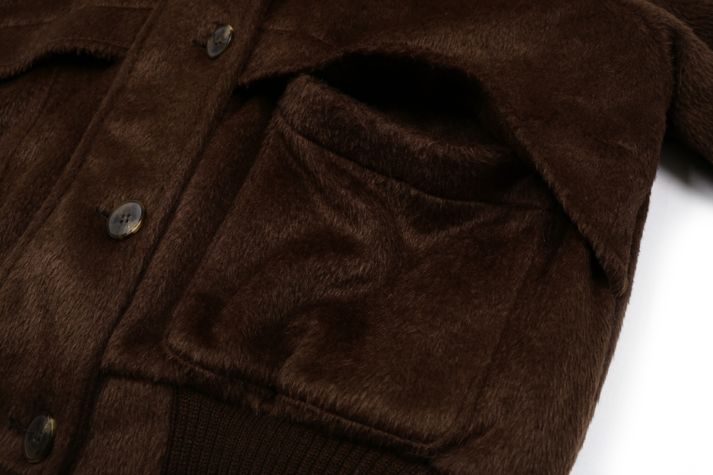 カラーファーリバーシブルジャンパー(ブラウン) | ASURA | HANA(ハナ) #49