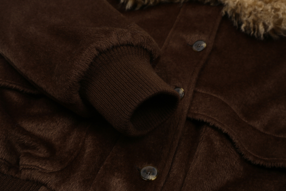 カラーファーリバーシブルジャンパー(ブラウン) | ASURA | HANA(ハナ) #51