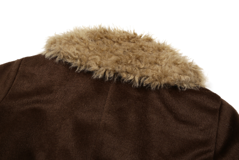 カラーファーリバーシブルジャンパー(ブラウン) | ASURA | HANA(ハナ) #52