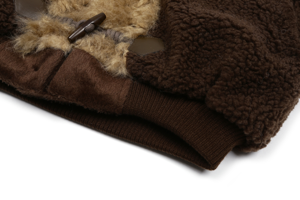 カラーファーリバーシブルジャンパー(ブラウン) | ASURA | HANA(ハナ) #43