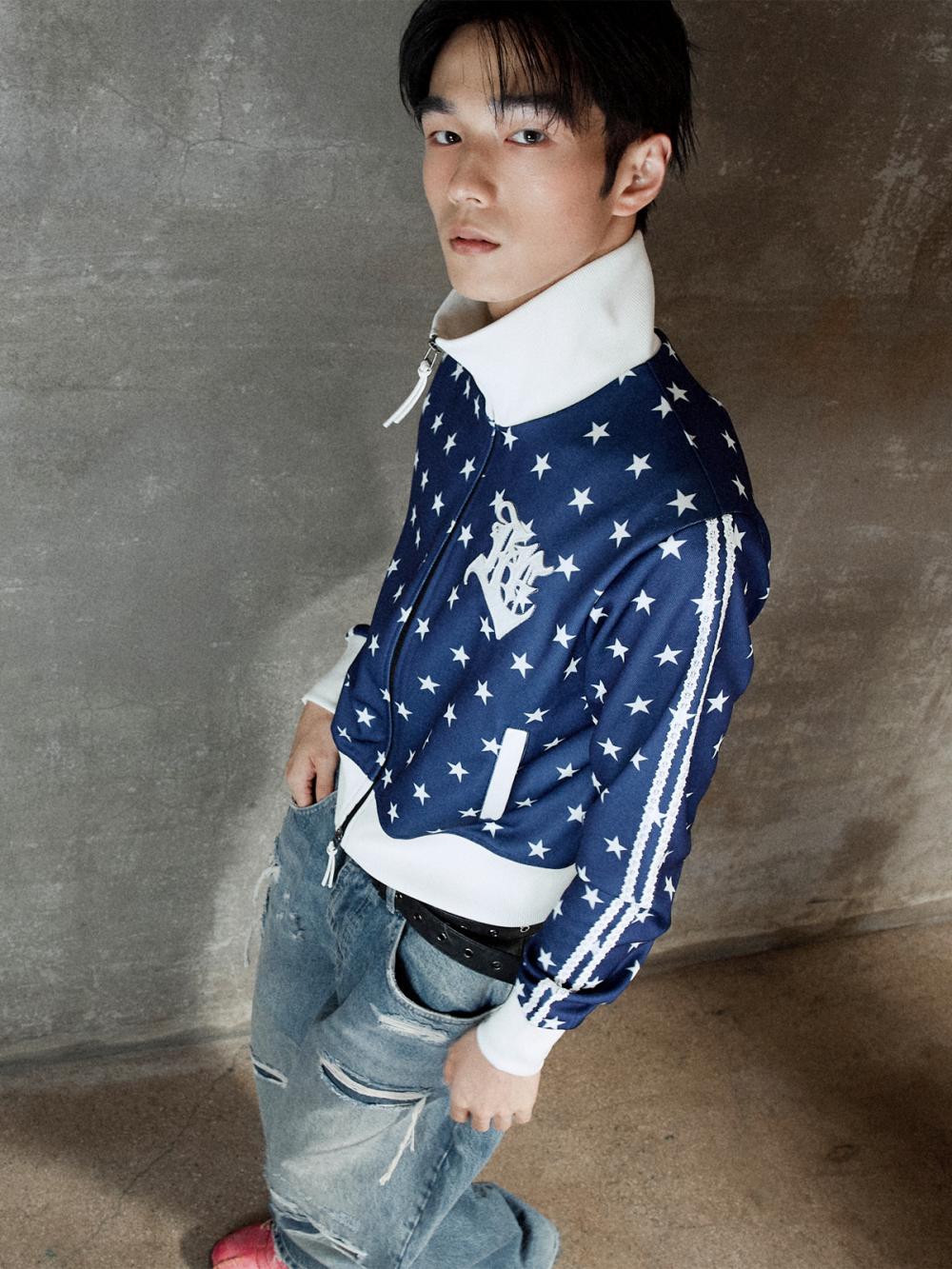 フィーバースター トラック ジップアップ ジャケット_[ブルー] | LECYTO | HANA(ハナ) #2