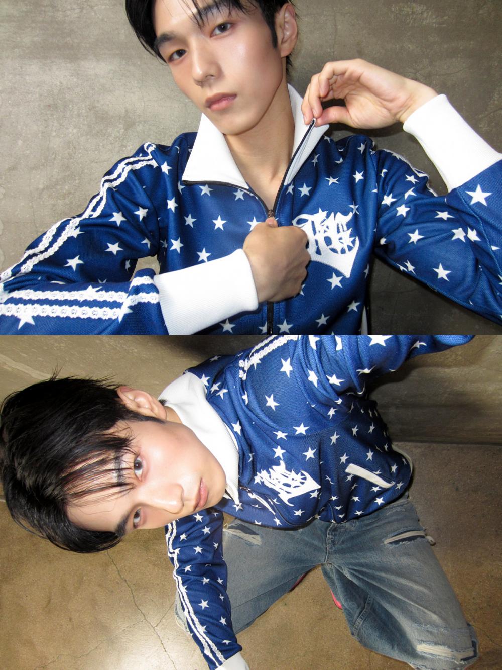 フィーバースター トラック ジップアップ ジャケット_[ブルー] | LECYTO | HANA(ハナ) #8