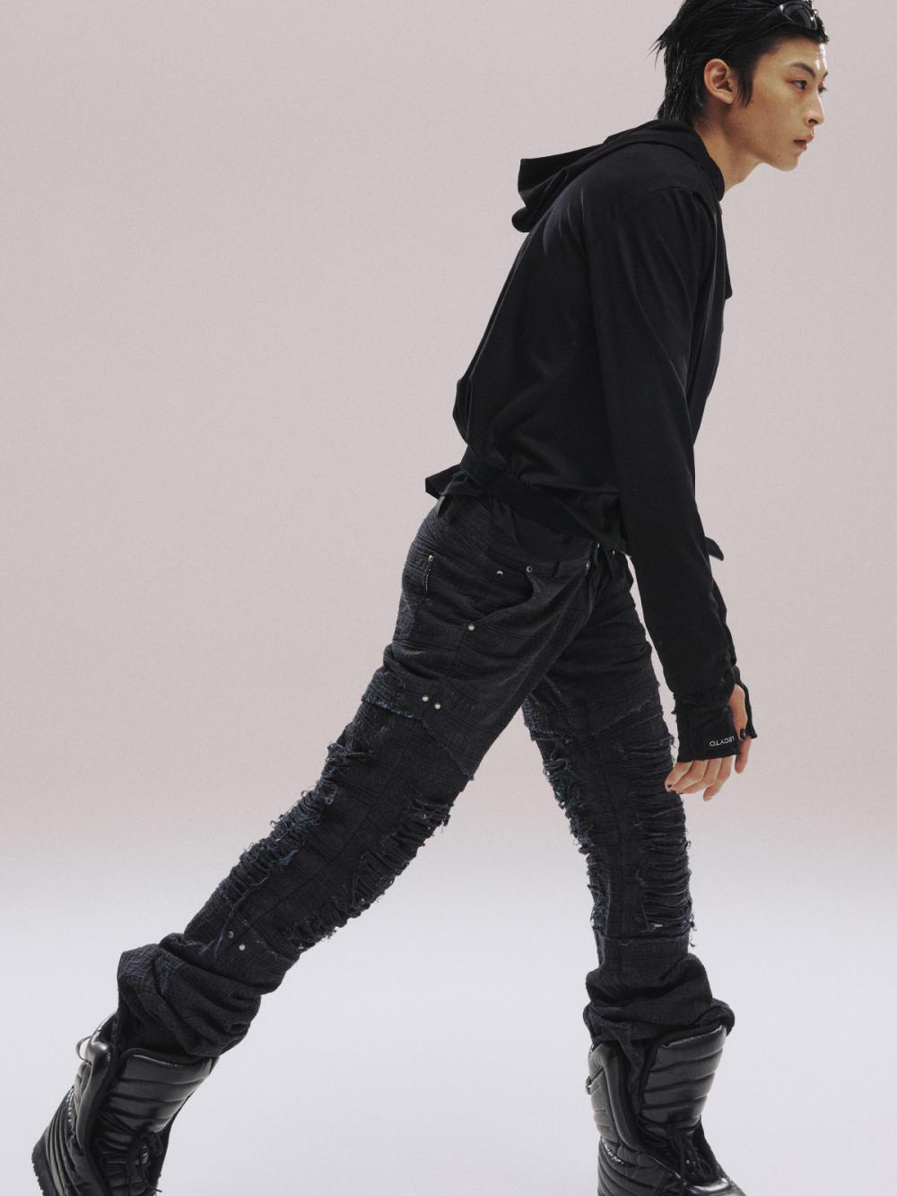 アバンギャルド ドレープ フード_[ブラック] | LECYTO | HANA(ハナ) #7