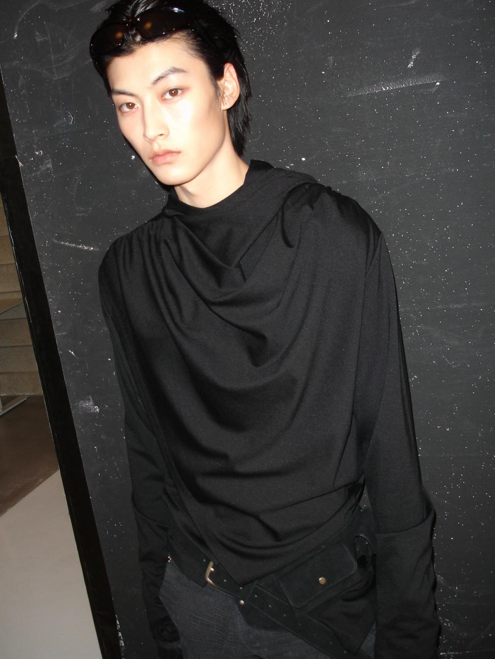 アバンギャルド ドレープ フード_[ブラック] | LECYTO | HANA(ハナ) #17