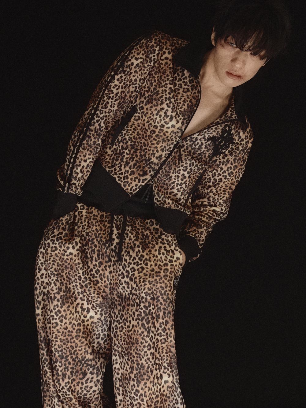 レオパード トラック ジップアップ ジャケット_[ブラウン] | LECYTO | HANA(ハナ) #2