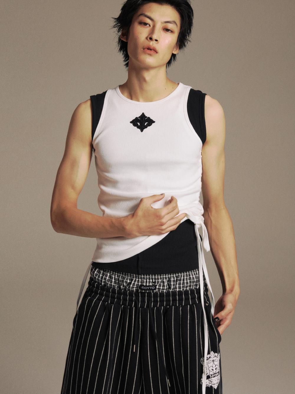 リオラ ストリング ノースリーブ_[ホワイト] | LECYTO | HANA(ハナ) #3