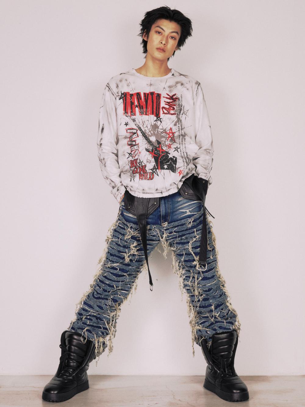 ボーイ ゴーン ワイルド ロングスリーブ_[ホワイト] | LECYTO | HANA(ハナ) #7