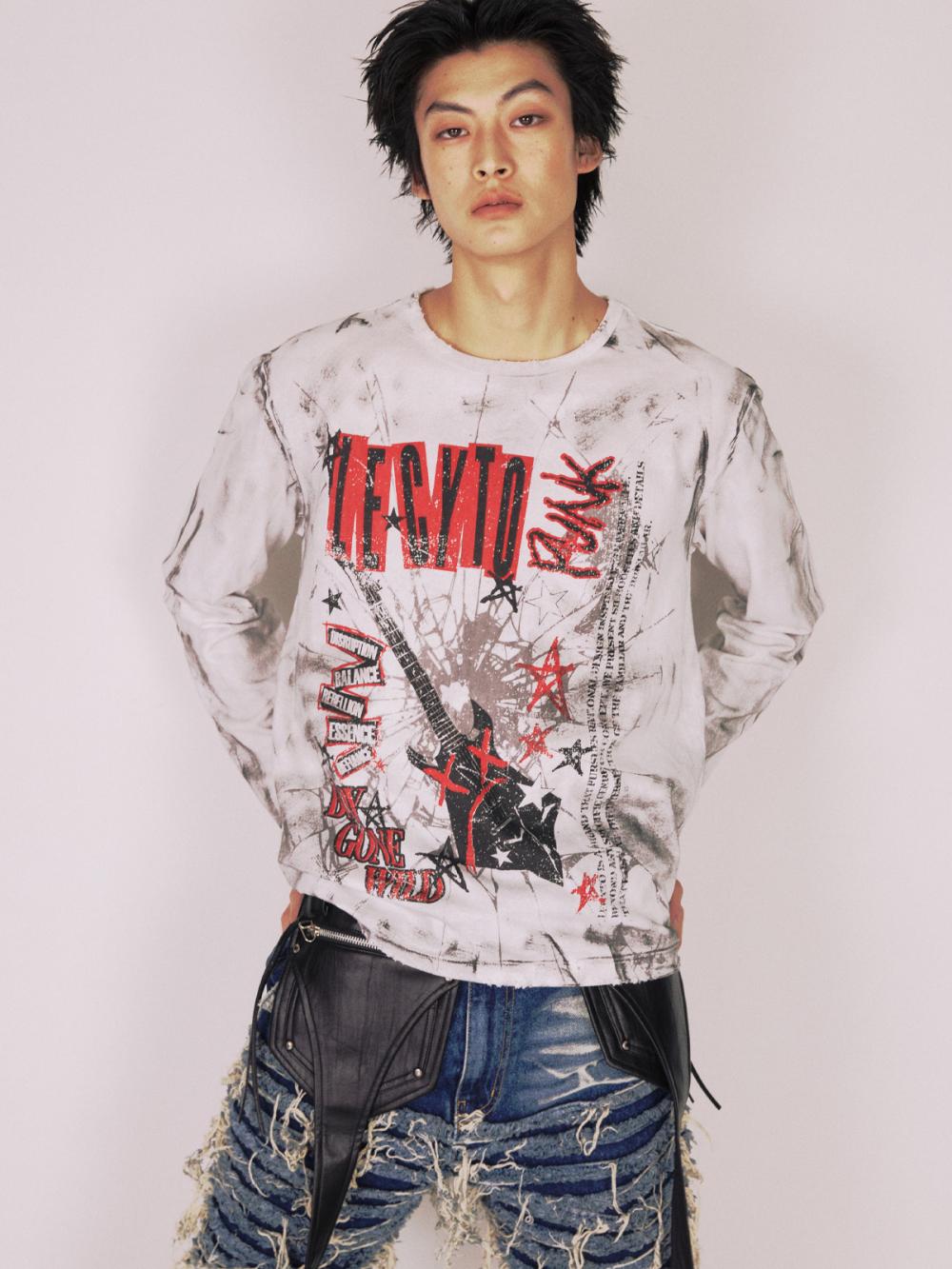 ボーイ ゴーン ワイルド ロングスリーブ_[ホワイト] | LECYTO | HANA(ハナ) #8