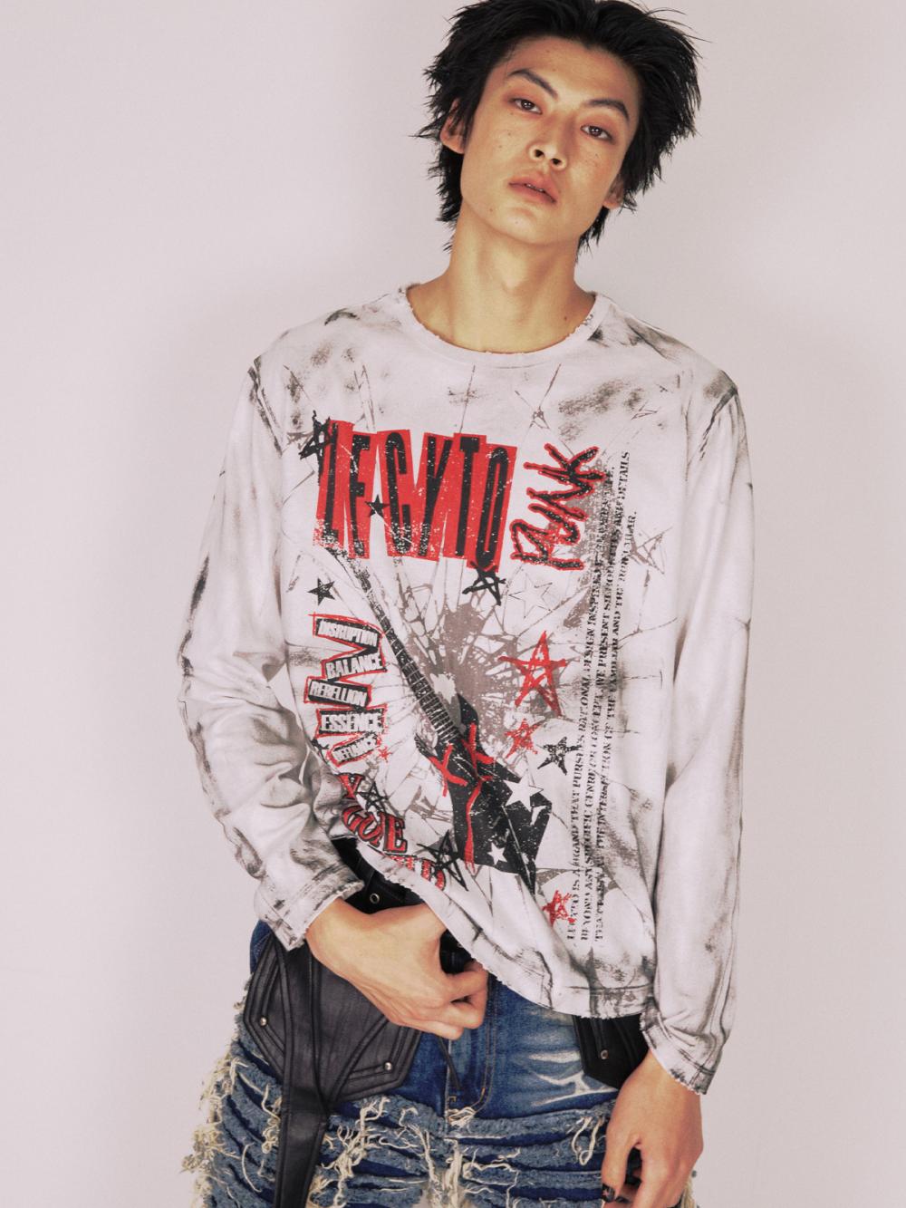 ボーイ ゴーン ワイルド ロングスリーブ_[ホワイト] | LECYTO | HANA(ハナ) #10