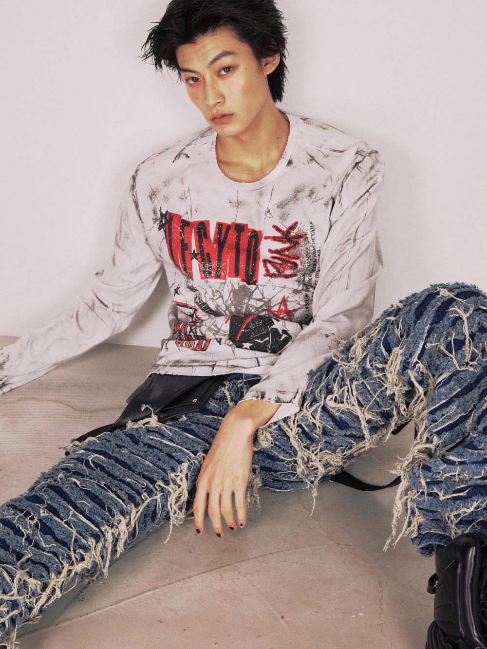 ボーイ ゴーン ワイルド ロングスリーブ_[ホワイト] | LECYTO | HANA(ハナ) #11