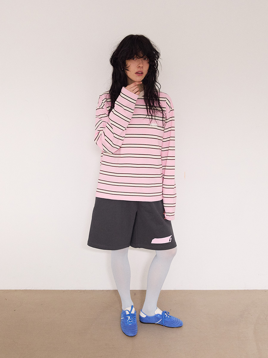 NEWシンボルロゴハーフスウェットパンツ_チャコール | XOXOGOODBOY | HANA(ハナ) #3