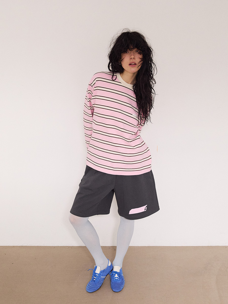 NEWシンボルロゴハーフスウェットパンツ_チャコール | XOXOGOODBOY | HANA(ハナ) #7