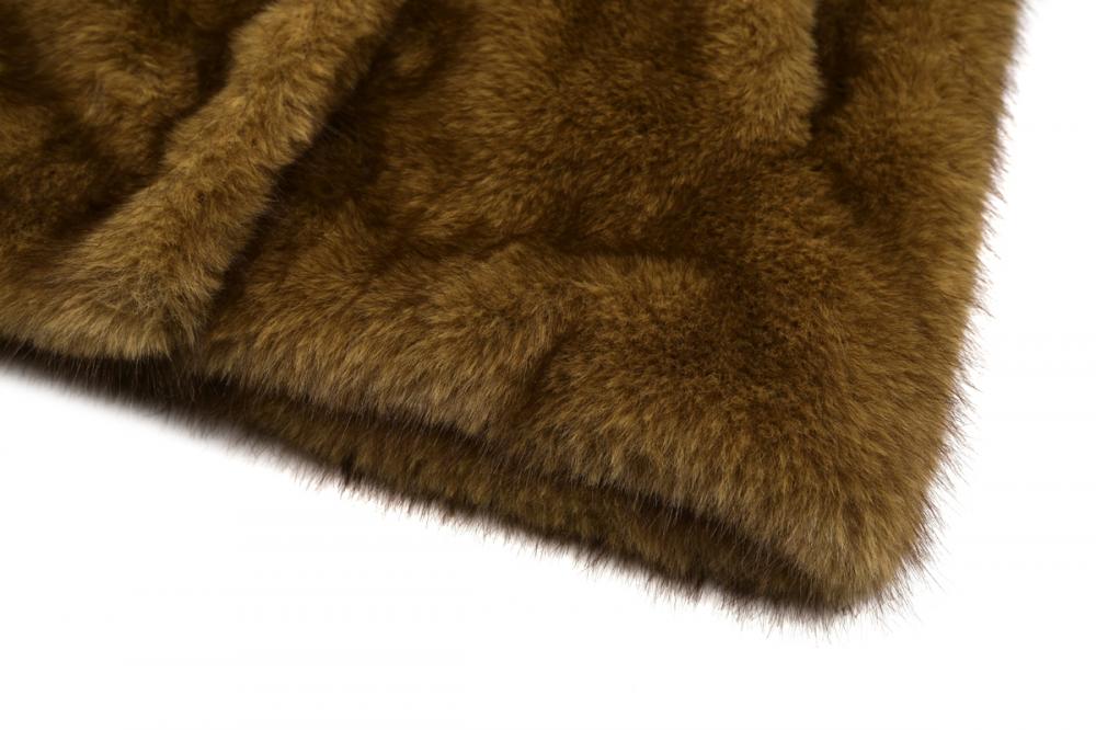 フォックス ミディ ファー ジャケット (ブラウン) | ASURA | HANA(ハナ) #23