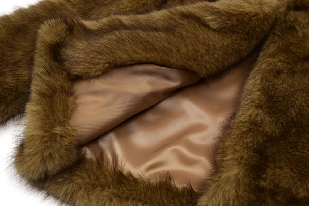 フォックス ミディ ファー ジャケット (ブラウン) | ASURA | HANA(ハナ) #25