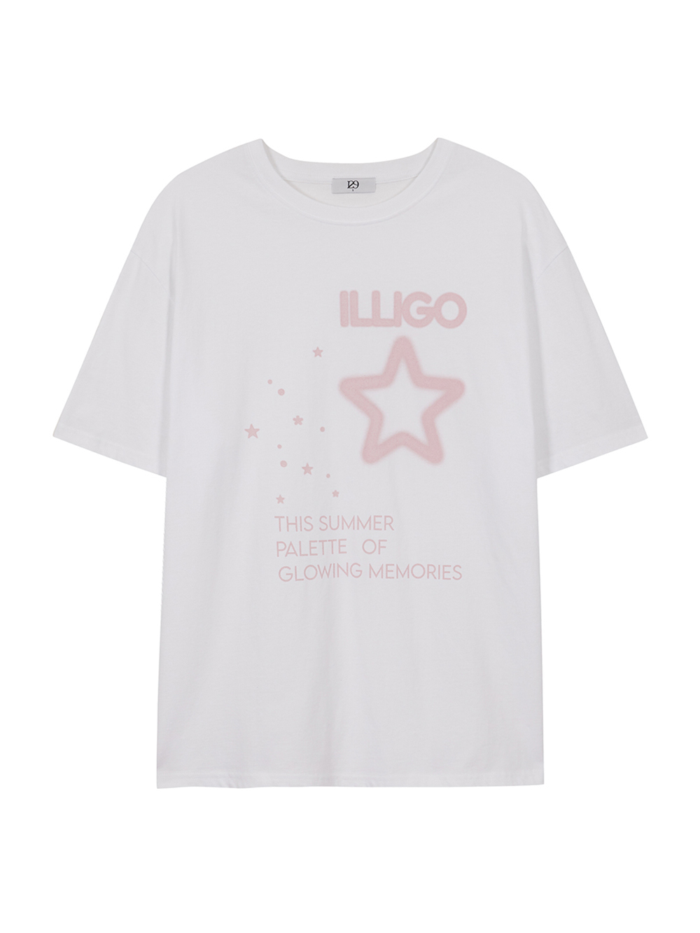 スタースプレー オーバーフィットTシャツ（ホワイト） | ILLIGO | HANA(ハナ) #5