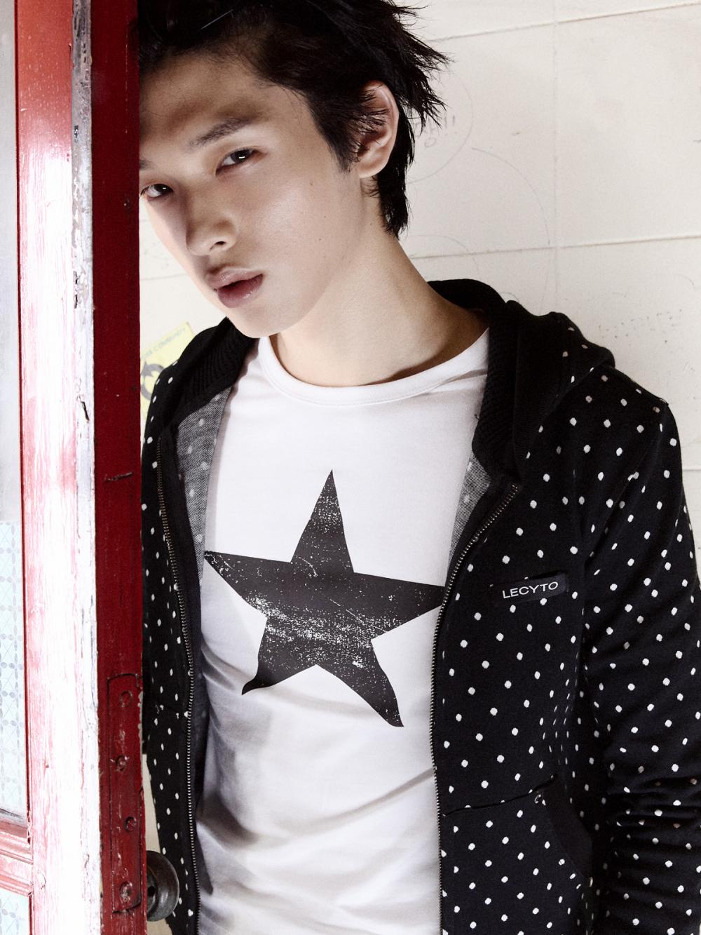 ポルカドット フーディー ジップアップ_[ブラック] | LECYTO | HANA(ハナ) #2