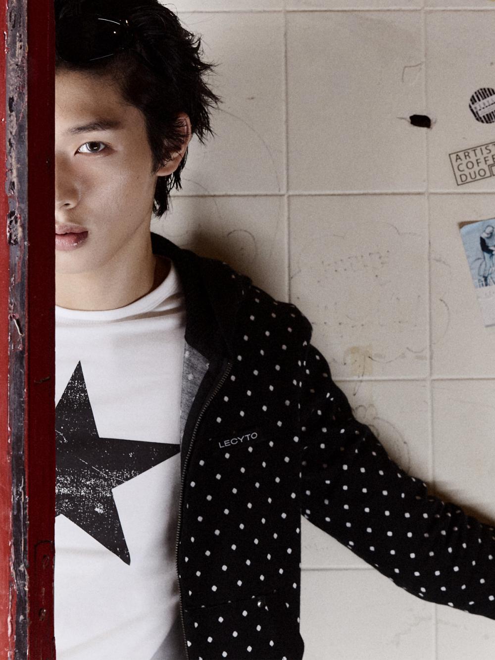 ポルカドット フーディー ジップアップ_[ブラック] | LECYTO | HANA(ハナ) #9