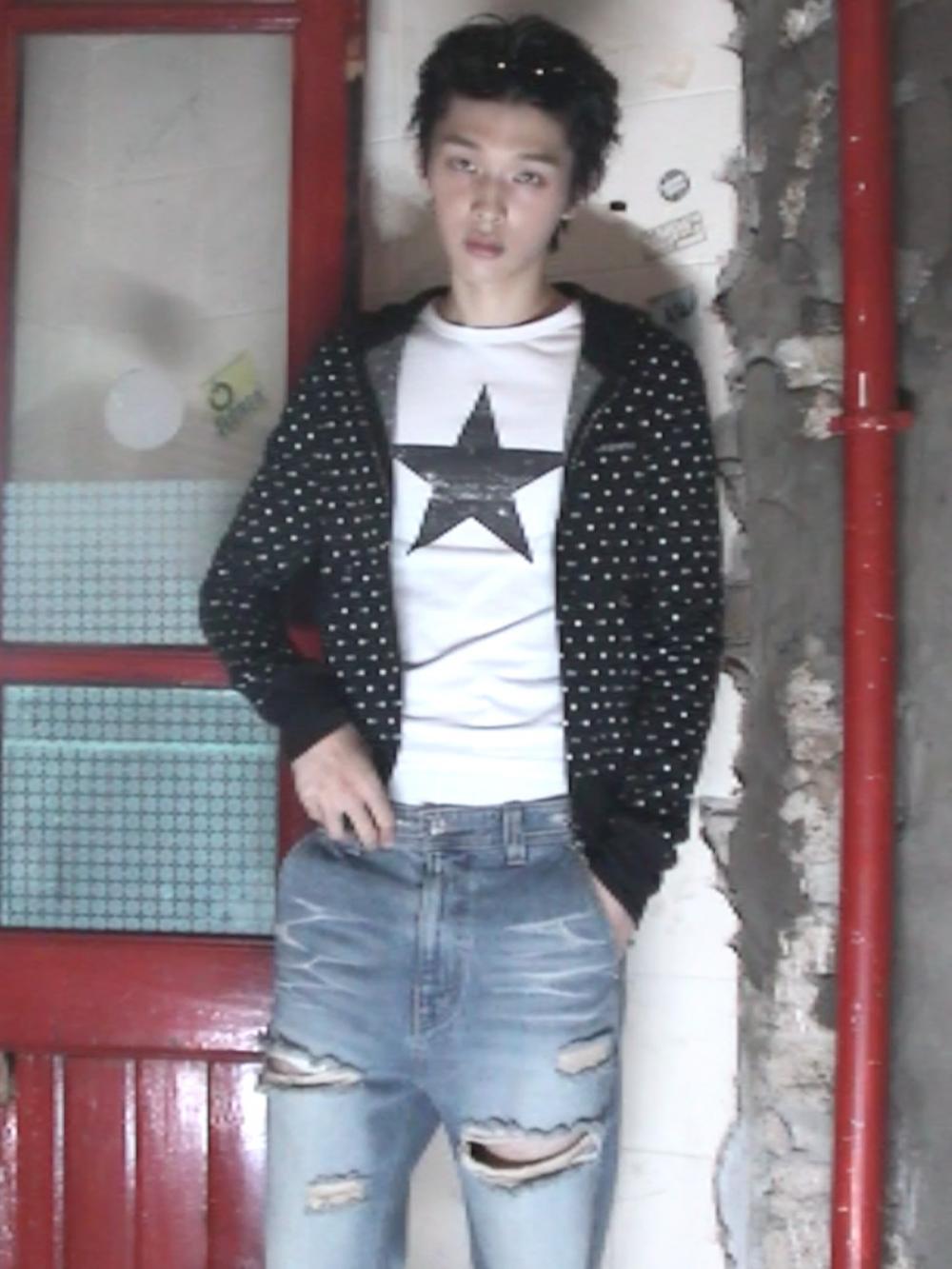 ポルカドット フーディー ジップアップ_[ブラック] | LECYTO | HANA(ハナ) #14