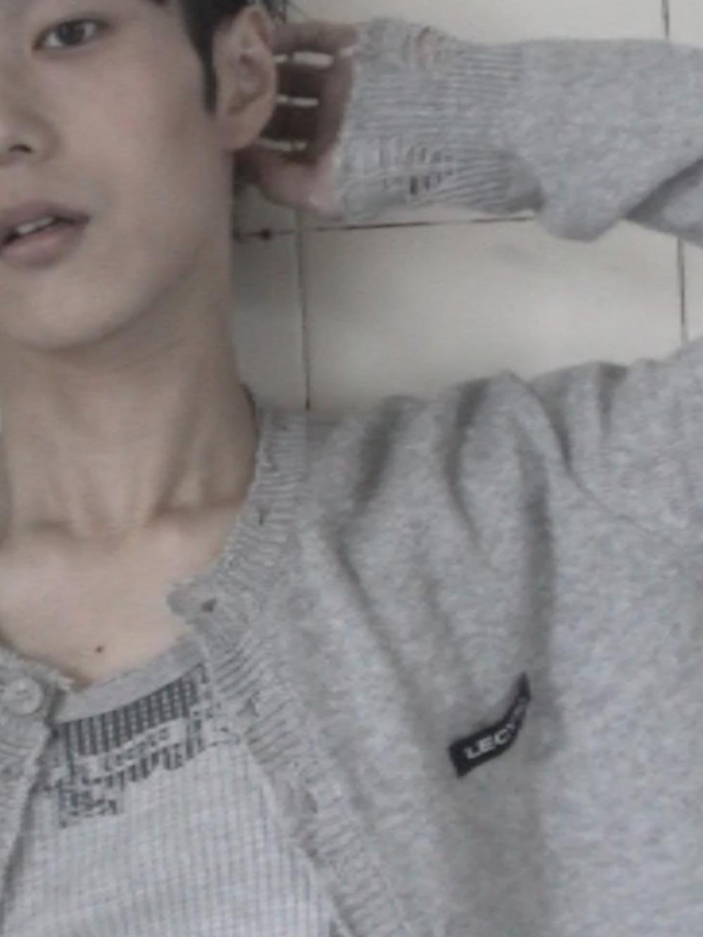 デストロイド ラウンドウールニットカーディガン_[M.グレー] | LECYTO | HANA(ハナ) #12