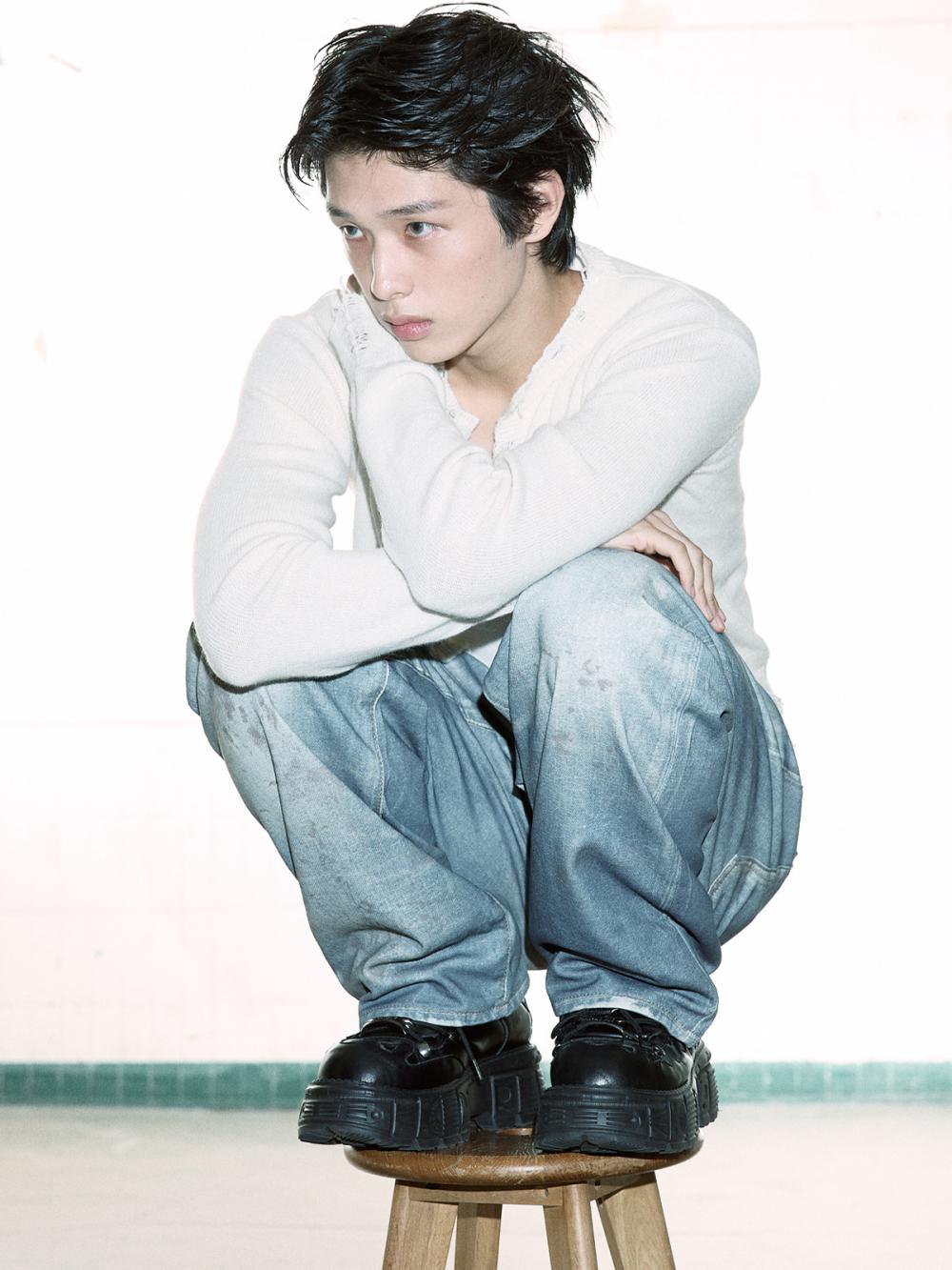 デストロイド ラウンドウールニットカーディガン_[アイボリー] | LECYTO | HANA(ハナ) #3