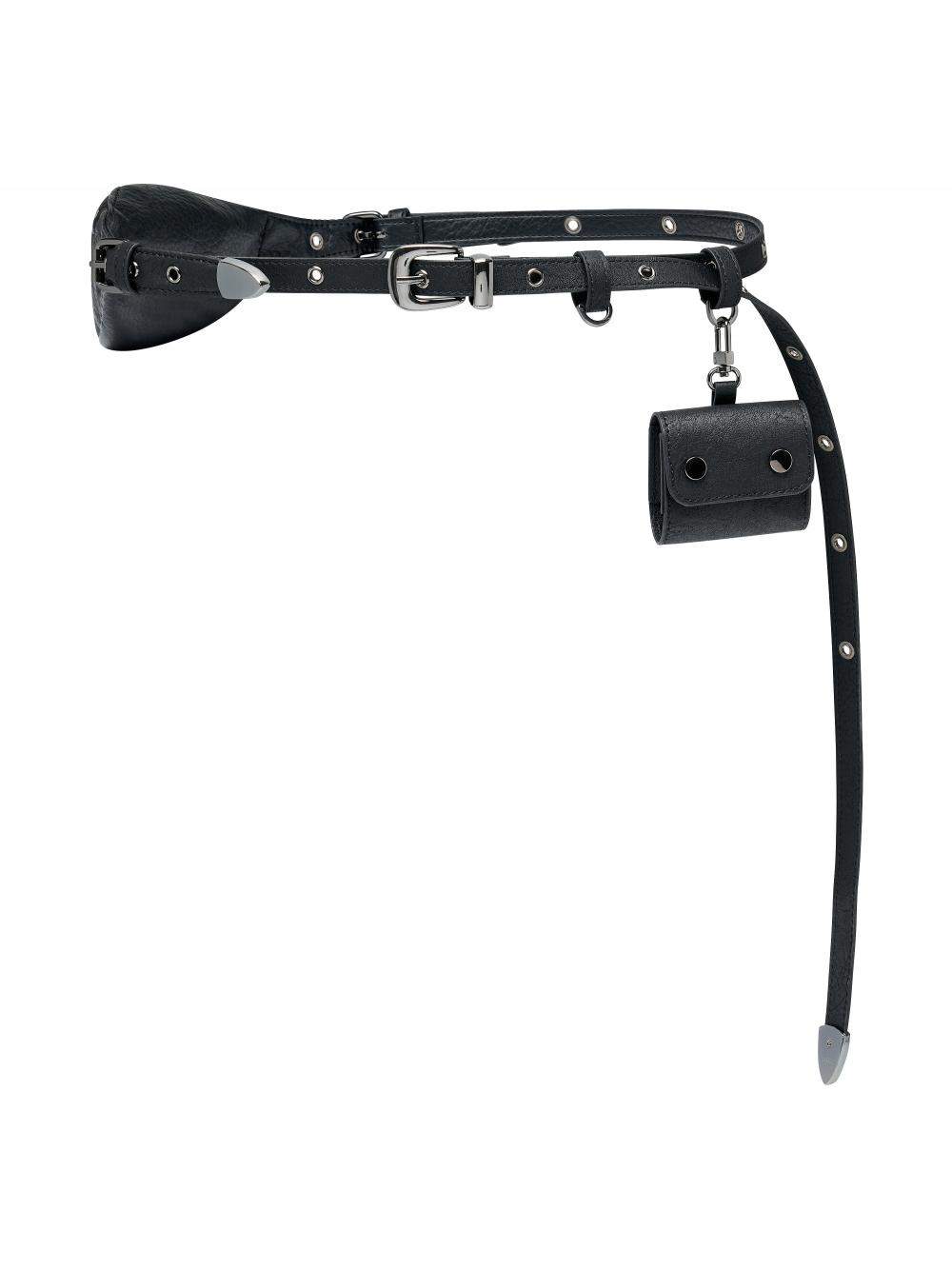 オクタヴィア レザーベルトバッグ_[ブラック] | LECYTO | HANA(ハナ) #2