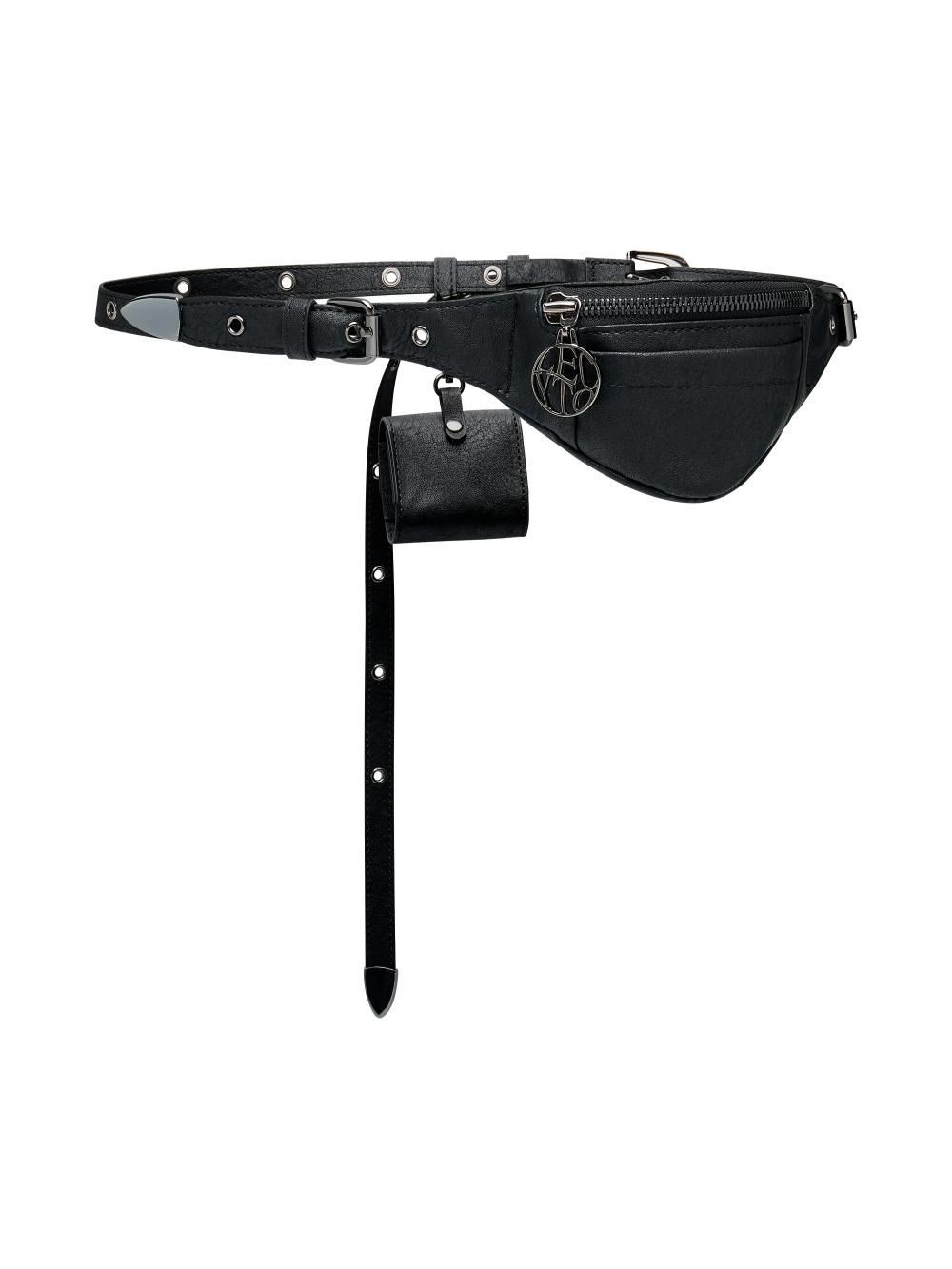 オクタヴィア レザーベルトバッグ_[ブラック] | LECYTO | HANA(ハナ) #3