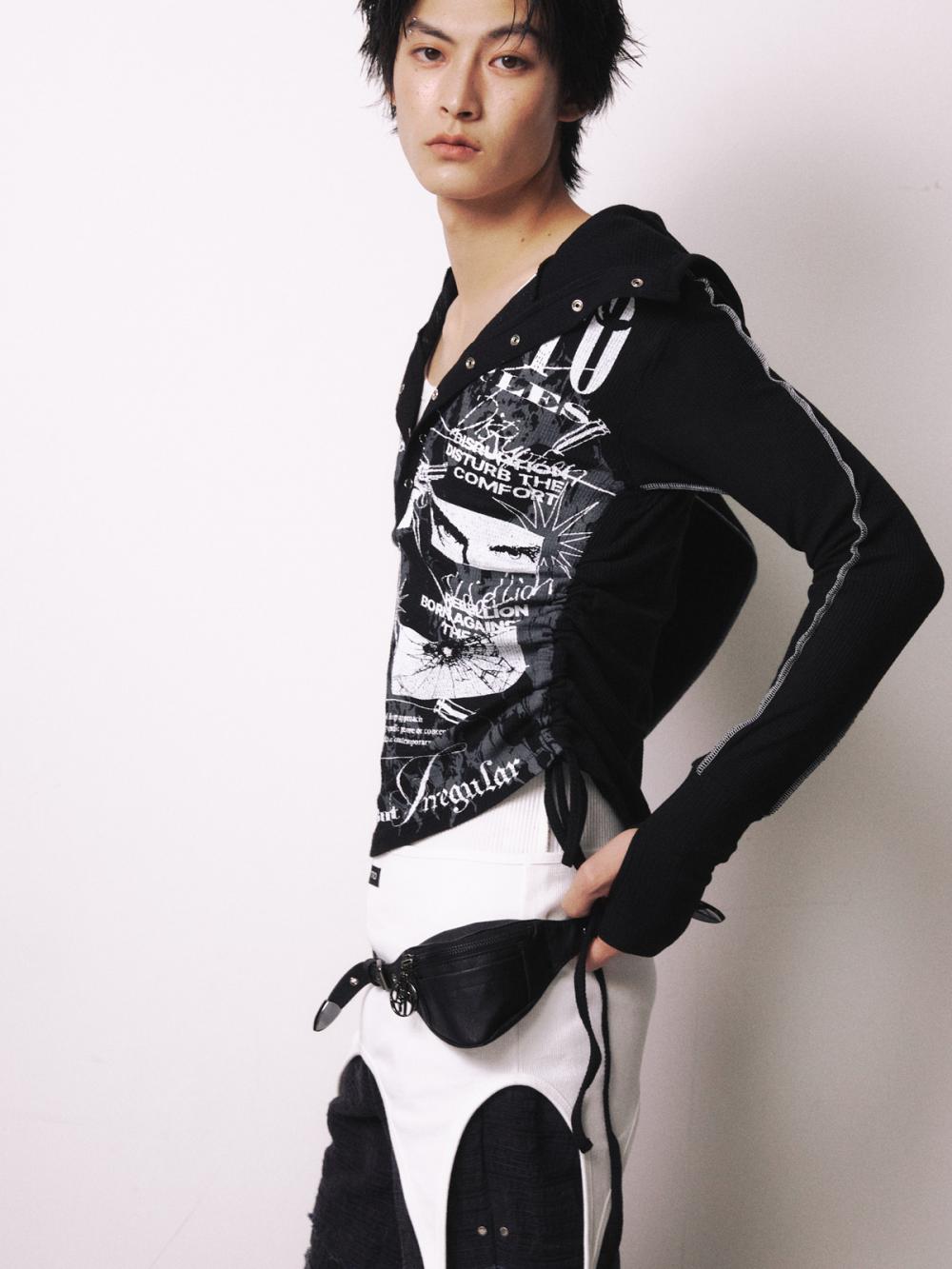 オクタヴィア レザーベルトバッグ_[ブラック] | LECYTO | HANA(ハナ) #18