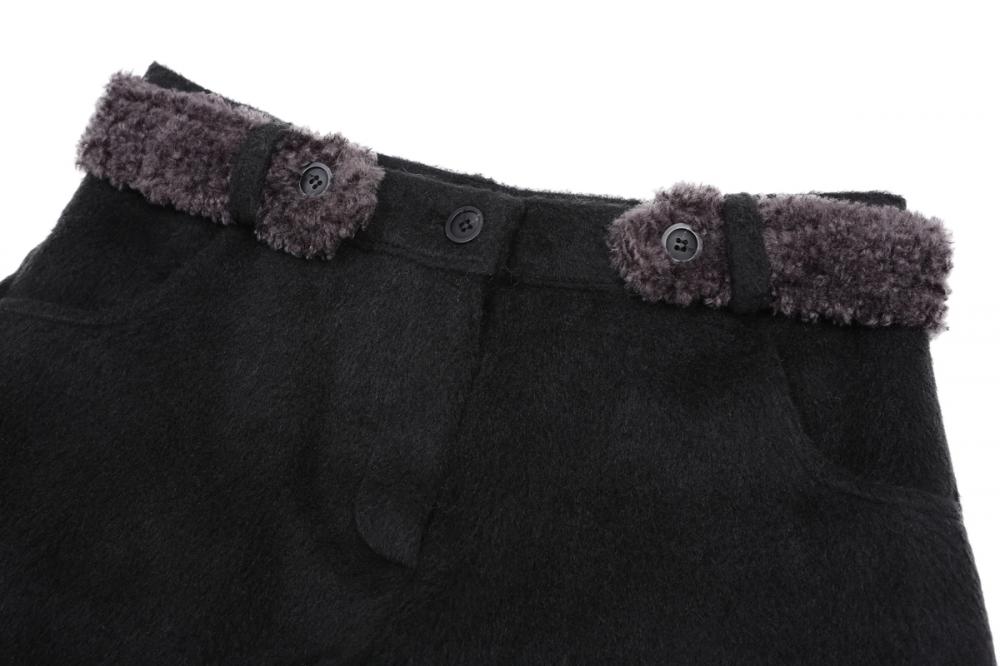 ファーベルト マイクロパンツ (ブラック) | ASURA | HANA(ハナ) #32