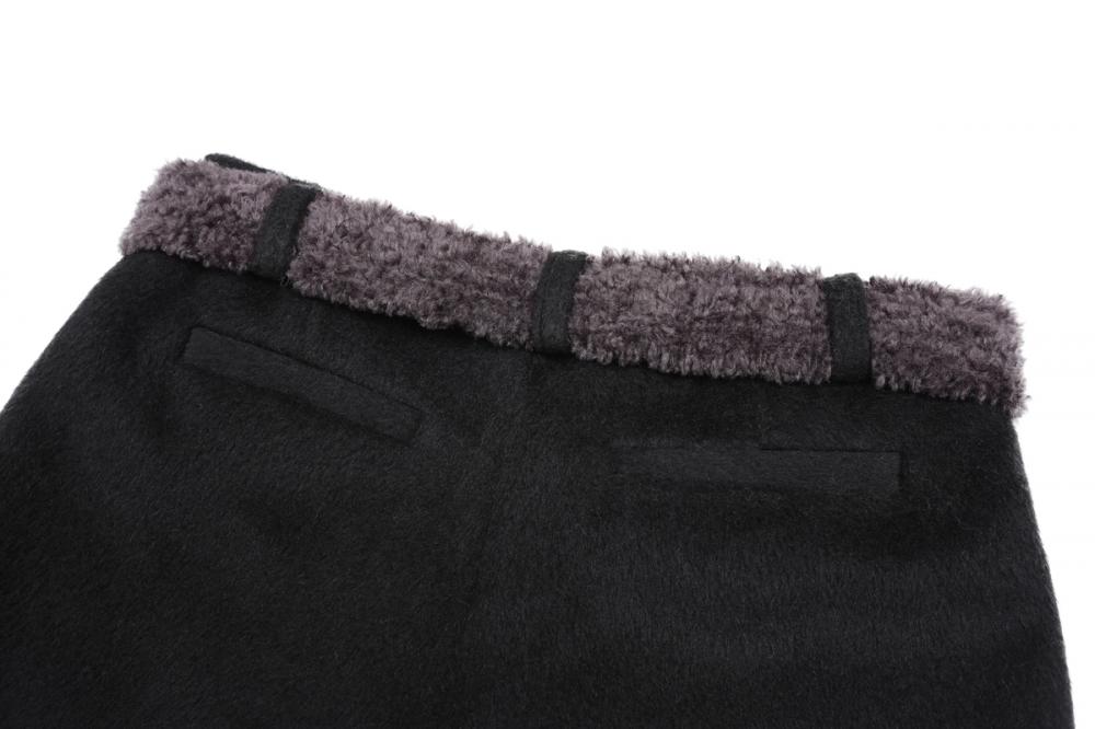 ファーベルト マイクロパンツ (ブラック) | ASURA | HANA(ハナ) #34