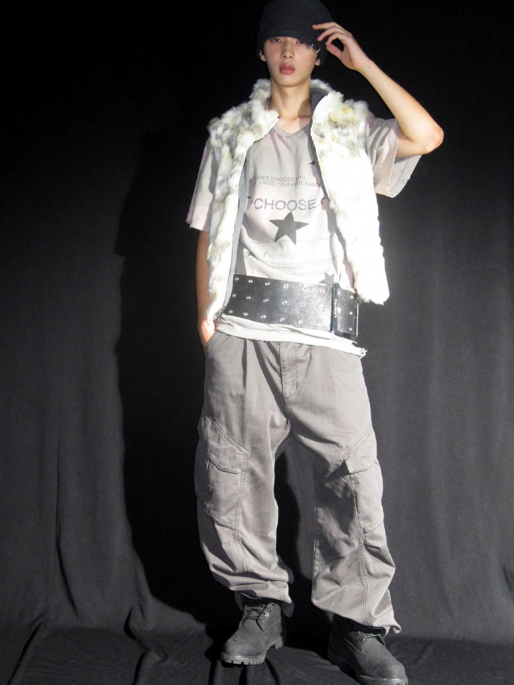 ヘイズ リバーシブルファーベスト_[ベージュ] | LECYTO | HANA(ハナ) #3