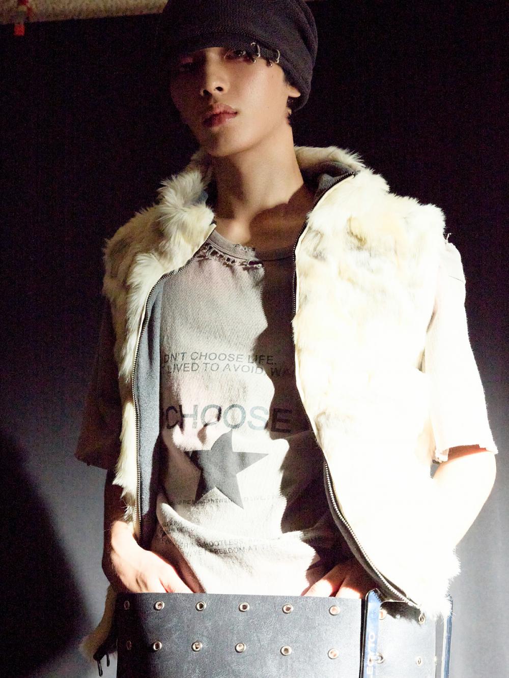 ヘイズ リバーシブルファーベスト_[ベージュ] | LECYTO | HANA(ハナ) #8