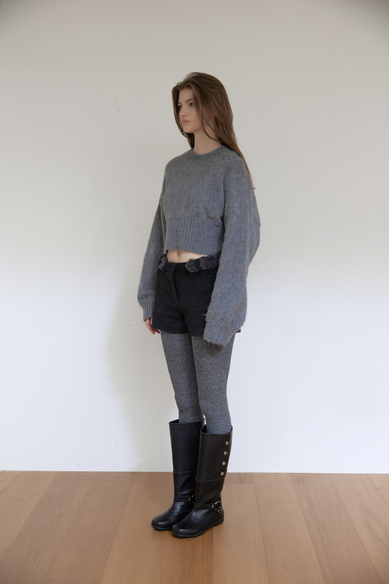 ファーベルト マイクロパンツ (ブラック) | ASURA | HANA(ハナ) #6