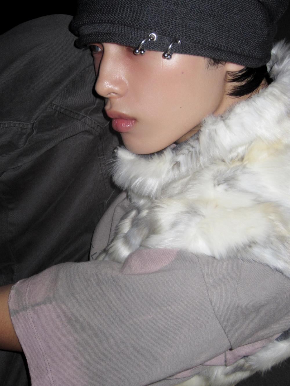 ヘイズ リバーシブルファーベスト_[ベージュ] | LECYTO | HANA(ハナ) #14