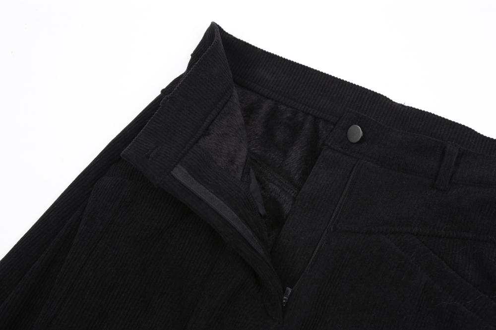 コーデュロイ カーブドパンツ (ブラック) | ASURA | HANA(ハナ) #16