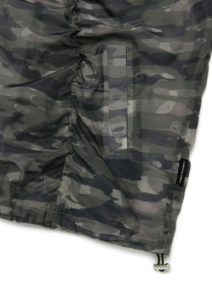 ロープカモフラージュシアーウィンドブレーカー（カーキ） | THREE TO EIGHTY | HANA(ハナ) #7
