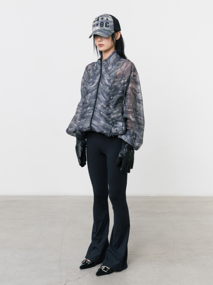 ロープカモフラージュシアーウィンドブレーカー（カーキ） | THREE TO EIGHTY | HANA(ハナ) #9