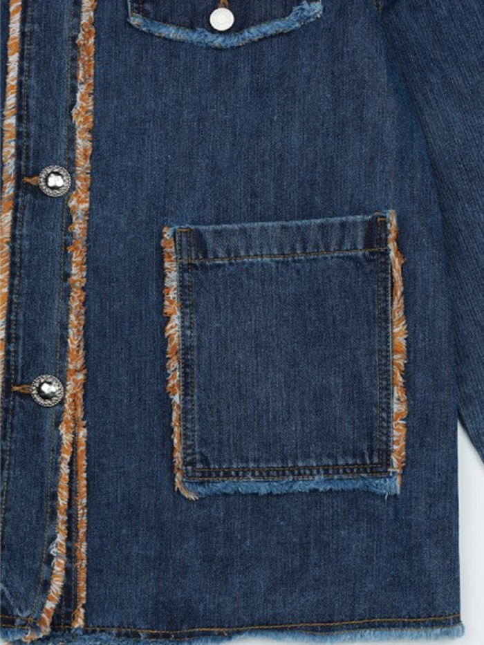 デニムツイードジャケット（ブルー） | THREE TO EIGHTY | HANA(ハナ) #5