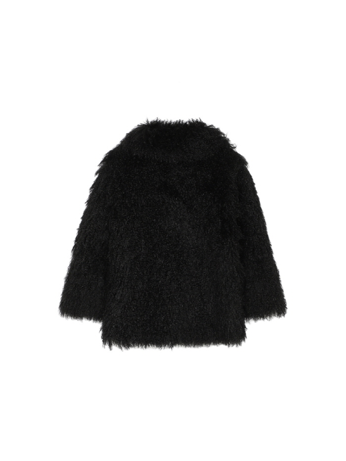 フラッフィーフェイクファージャケット（ブラック） | THREE TO EIGHTY | HANA(ハナ) #3