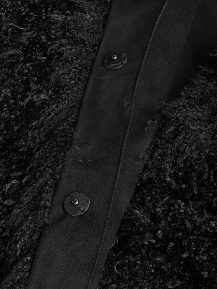 フラッフィーフェイクファージャケット（ブラック） | THREE TO EIGHTY | HANA(ハナ) #4