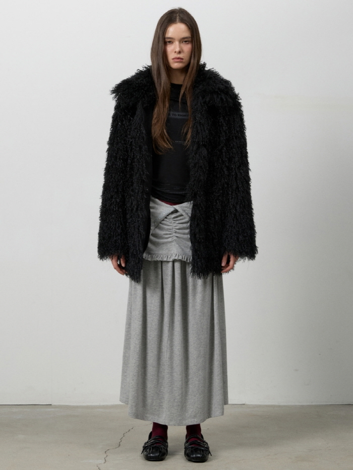 フラッフィーフェイクファージャケット（ブラック） | THREE TO EIGHTY | HANA(ハナ) #5