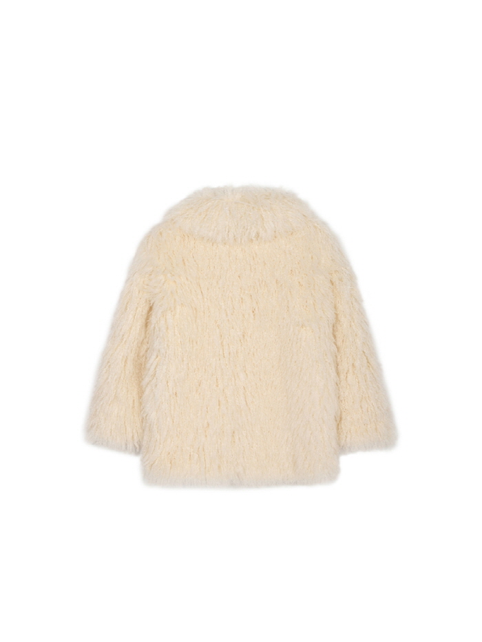 フラッフィーフェイクファージャケット（アイボリー） | THREE TO EIGHTY | HANA(ハナ) #3