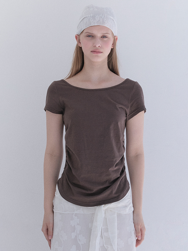 ボートシャーリングTシャツ（ブラウン） | Margarin Fingers | HANA(ハナ) #6
