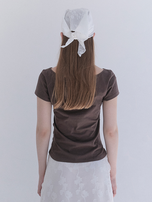 ボートシャーリングTシャツ（ブラウン） | Margarin Fingers | HANA(ハナ) #7