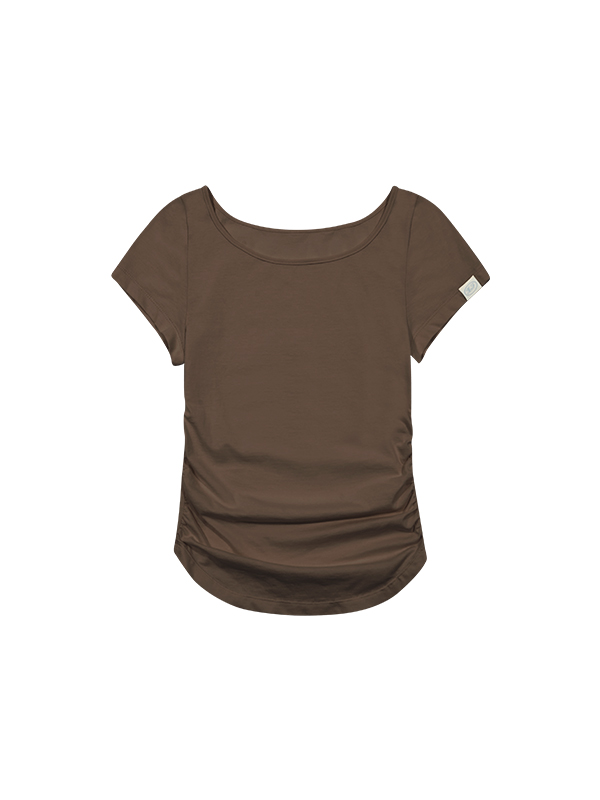 ボートシャーリングTシャツ（ブラウン） | Margarin Fingers | HANA(ハナ) #8