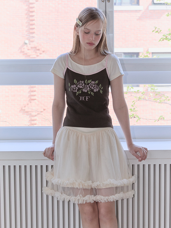 ボートシャーリングTシャツ（クリーム） | Margarin Fingers | HANA(ハナ) #4