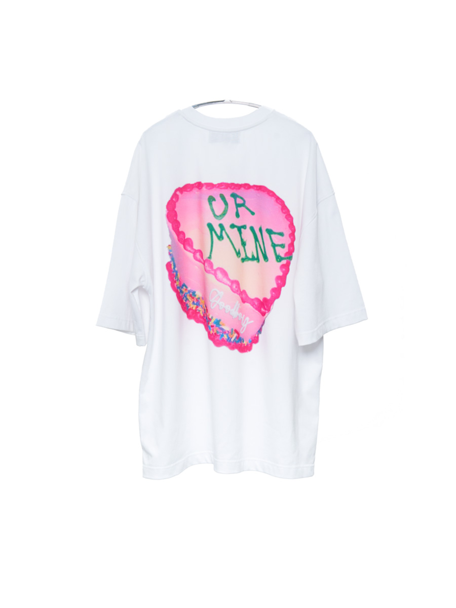 GOODBOY U R MINE CAKE Tシャツ (ホワイト) | XOXOGOODBOY | HANA(ハナ) #2