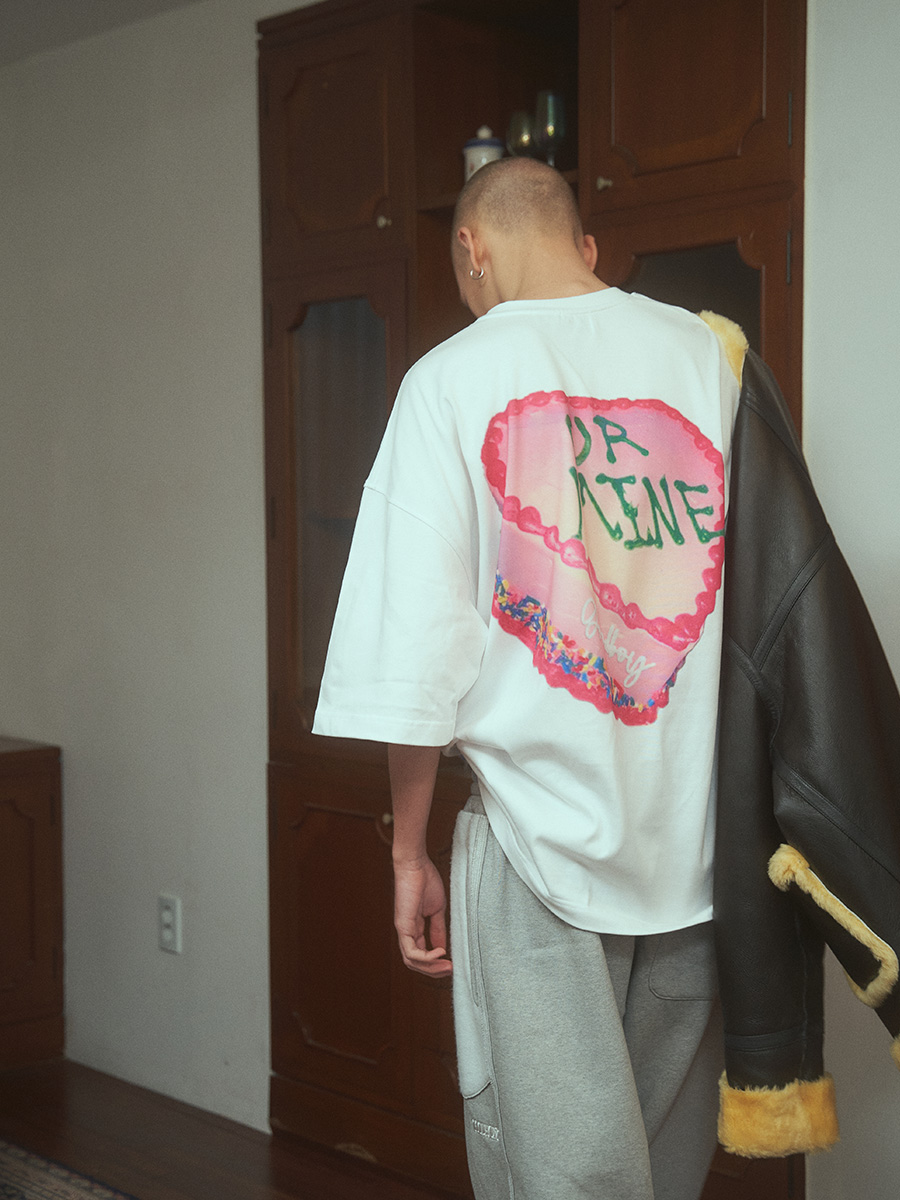 GOODBOY U R MINE CAKE Tシャツ (ホワイト) | XOXOGOODBOY | HANA(ハナ) #3