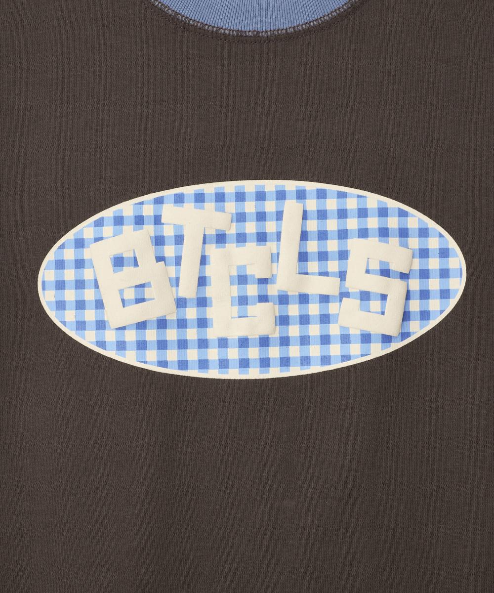ハイジ チェック リンガー Tシャツ-ブラウン | BITTERCELLS | HANA(ハナ) #8